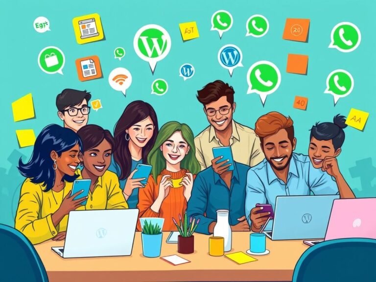 Grupo de Whatsapp Inovações WordPress