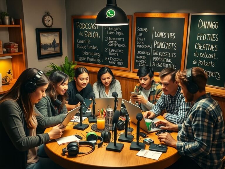 Grupo de Whatsapp Monetização de Podcasts